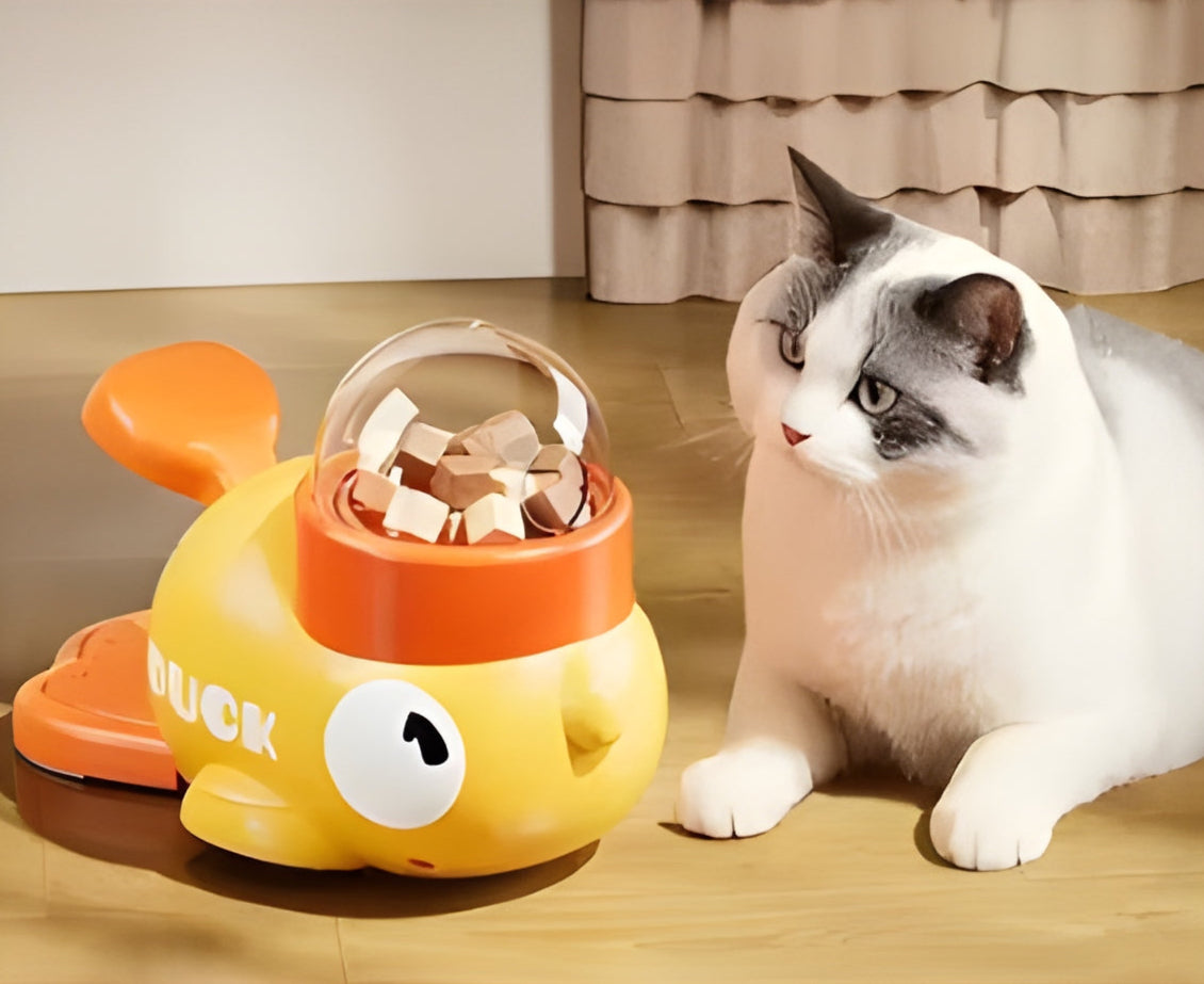 Cat Toy & Automatic Feeder – Interactive Pet Treat Dispenser for Cats & Dogs | Smart Food Training Toy