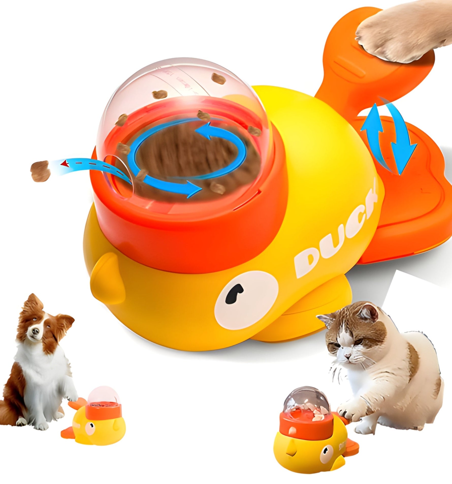 Cat Toy & Automatic Feeder – Interactive Pet Treat Dispenser for Cats & Dogs | Smart Food Training Toy